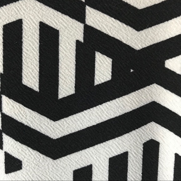 Lularoe Amelia Black and White Geometric Dress - Picture 2 of 4